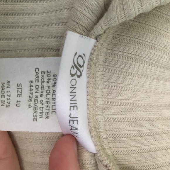 Brown plaid turtleneck jumper pinafore - Picture 4 of 4